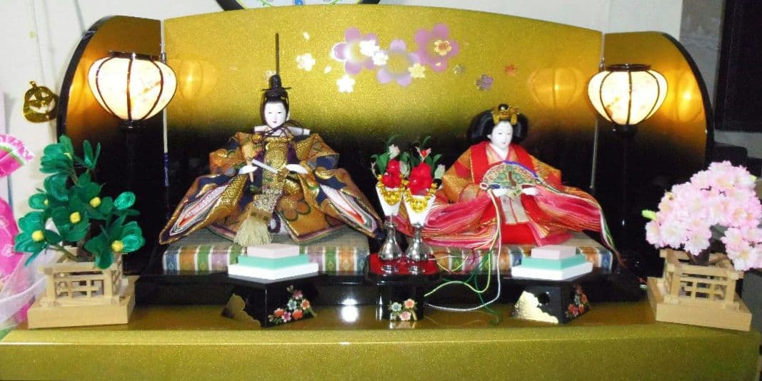 【美品】雛人形セット 親王飾り