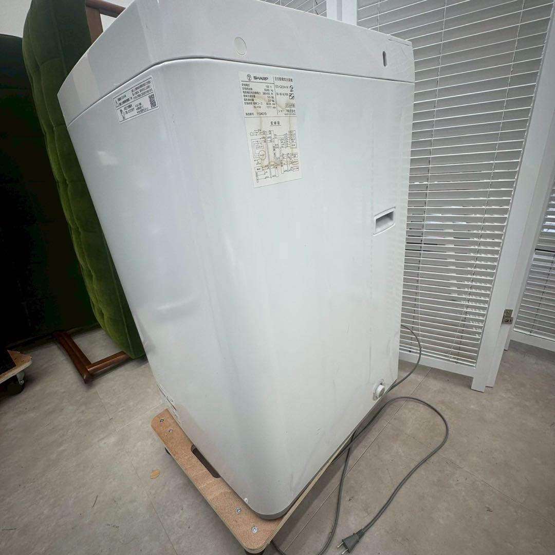 シャープ　全自動洗濯乾燥機 ES-GE5H-W 2024年製wm01