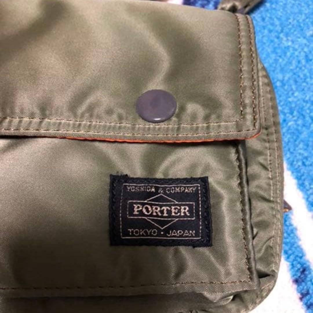 ポータータンカー　2wayショルダー　ウエストバッグ　セージグリーン