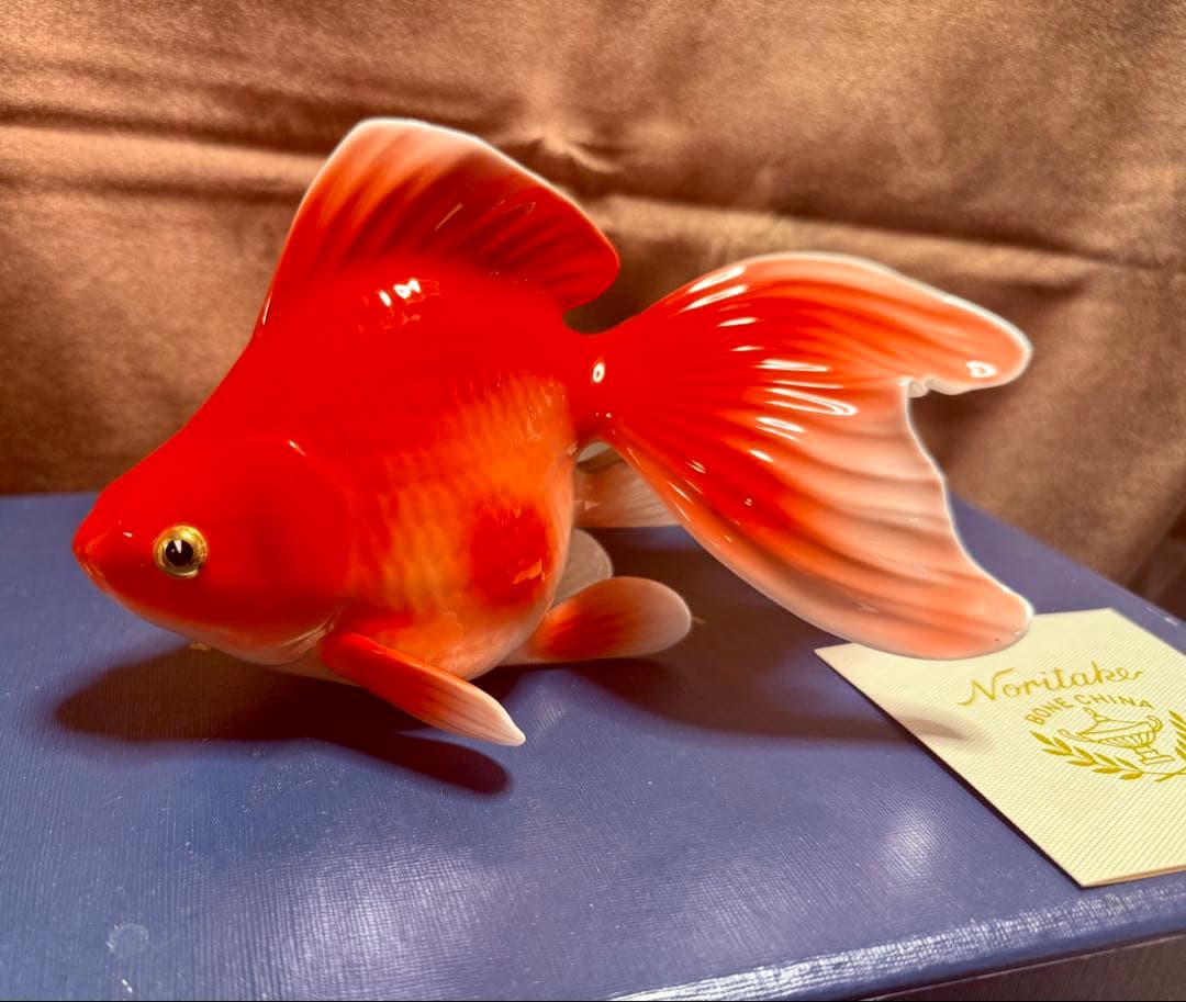 Noritake ノリタケ 金魚 オールドノリタケ 極美品 外箱入り
