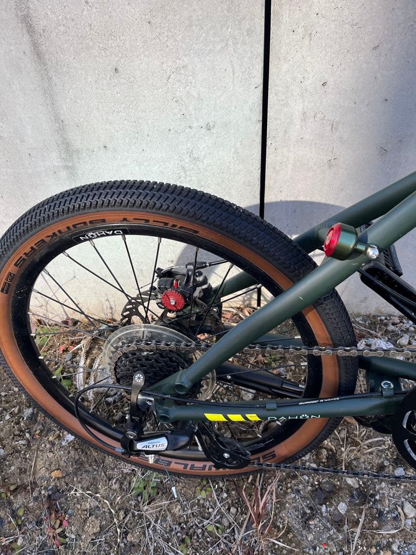 DAHON HORIZE DISC カーキ ダホンホライズディスク