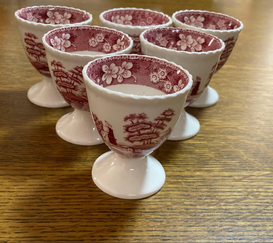 本日限定値下げ中　Spode スポード エッグスタンド 卵立て6個セット