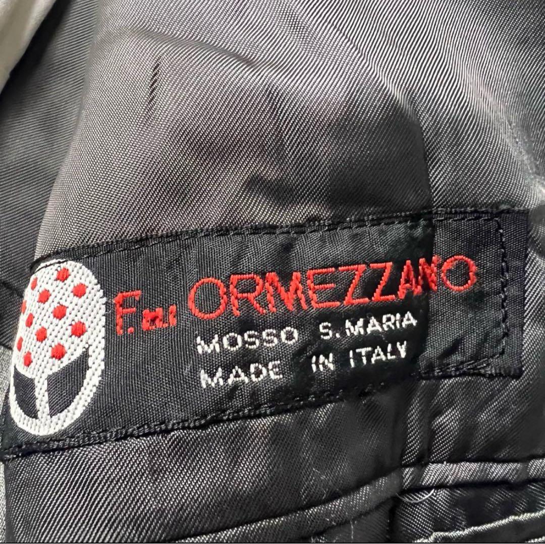 ポールスミス　高級生地　コラボ　セットアップ　スーツ　ダブル　グレー　Lサイズ