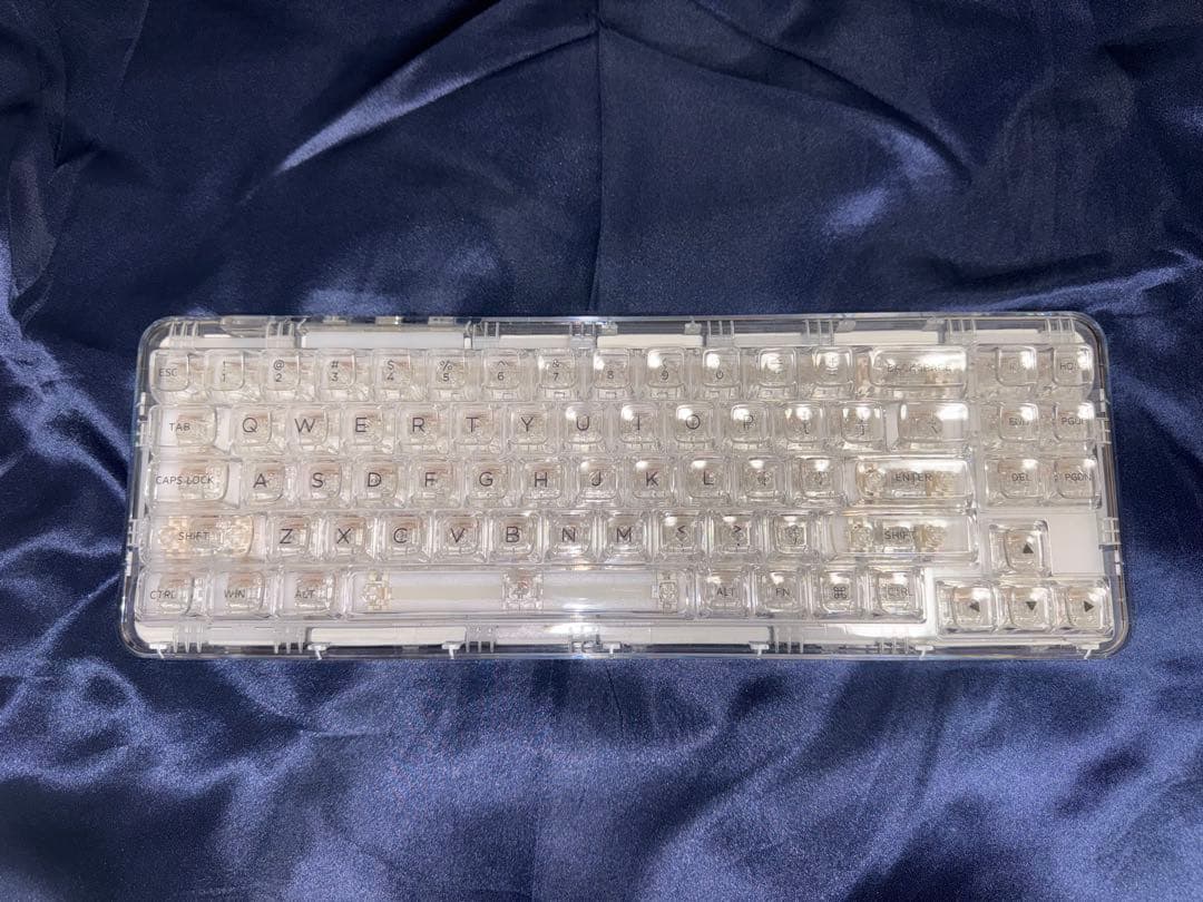 YUNZII X71 メカニカルキーボード ワイヤレス クリスタルアイス軸