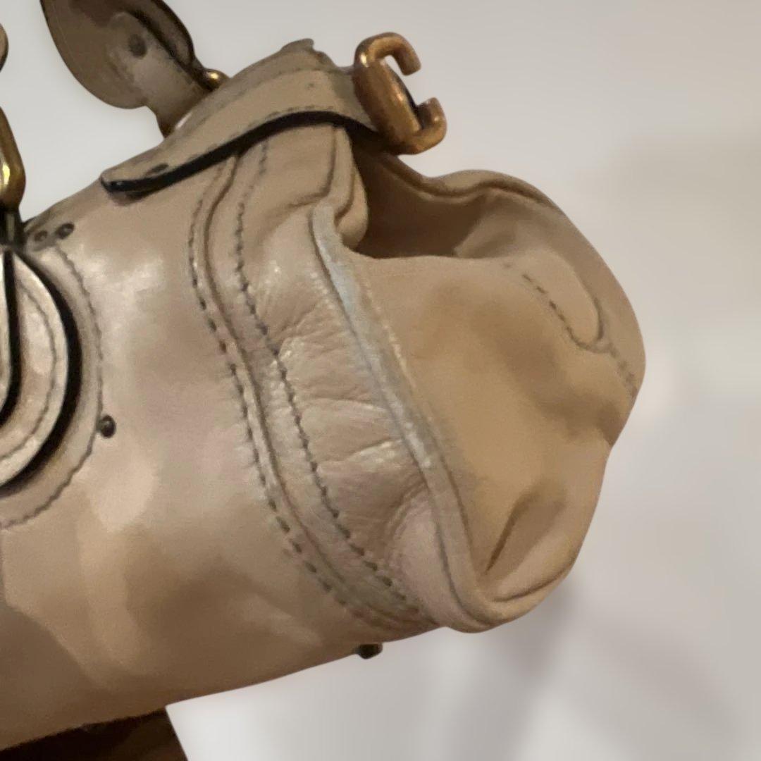 クロエ　chloe パディントン カデナレザートートバッグ ショルダー ベージュ