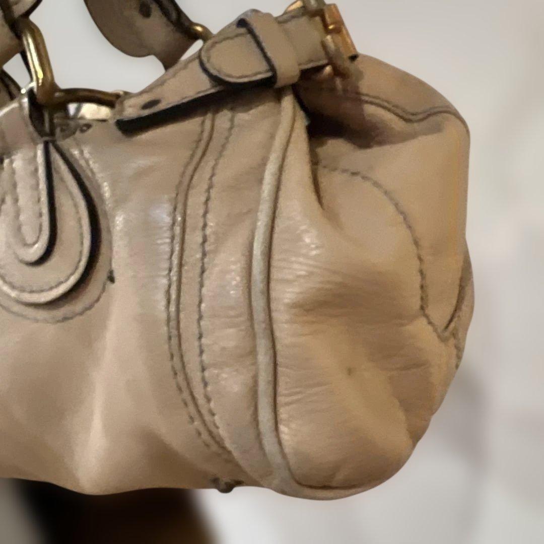 クロエ　chloe パディントン カデナレザートートバッグ ショルダー ベージュ