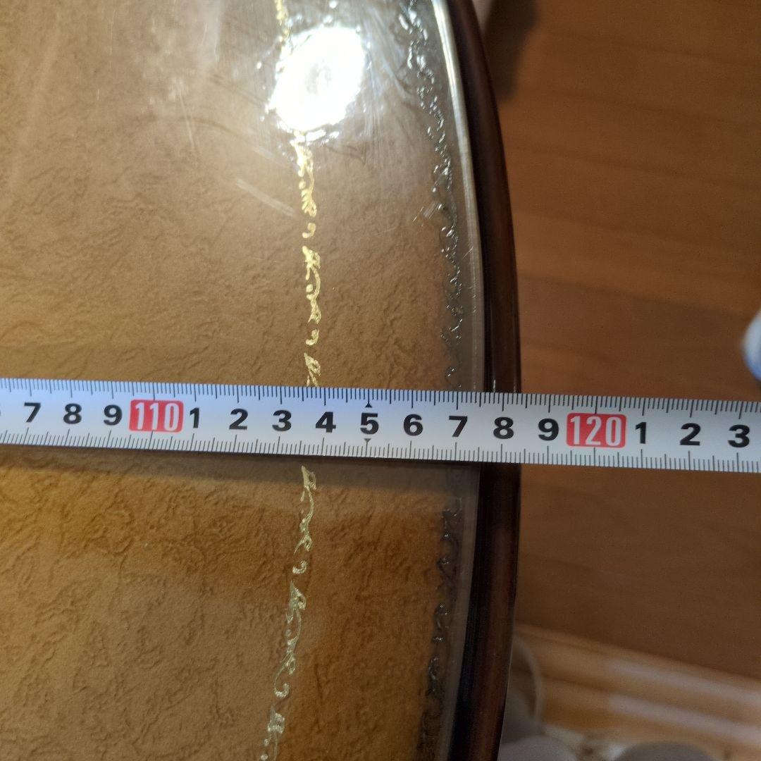 さるこダークブラウン 木製 文机 曲線デザイン猫脚(=^・^=)