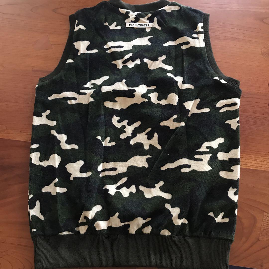 PEARLY GATES リバーシブルVネックベスト