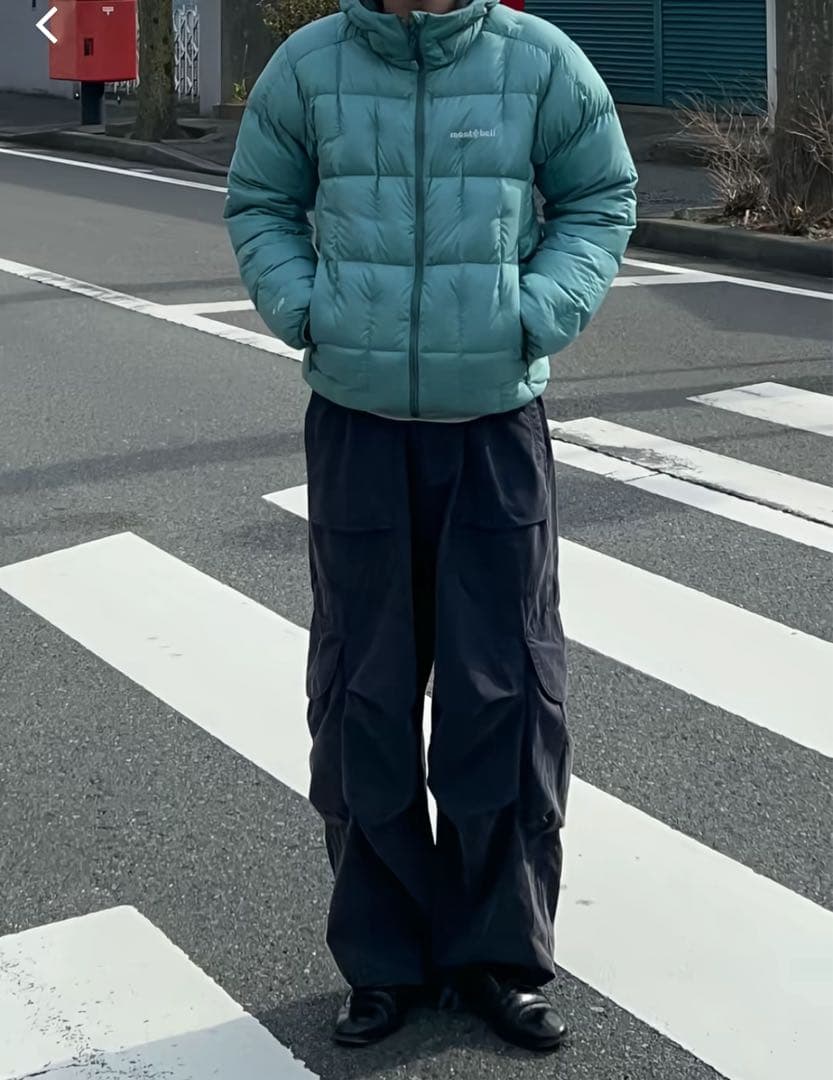 r*u様 【完売品❗️】mont-bell フード付き ネージュダウン ミントグ