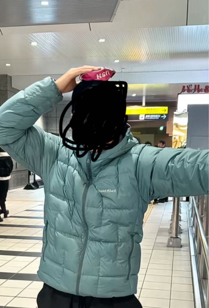 r*u様 【完売品❗️】mont-bell フード付き ネージュダウン ミントグ