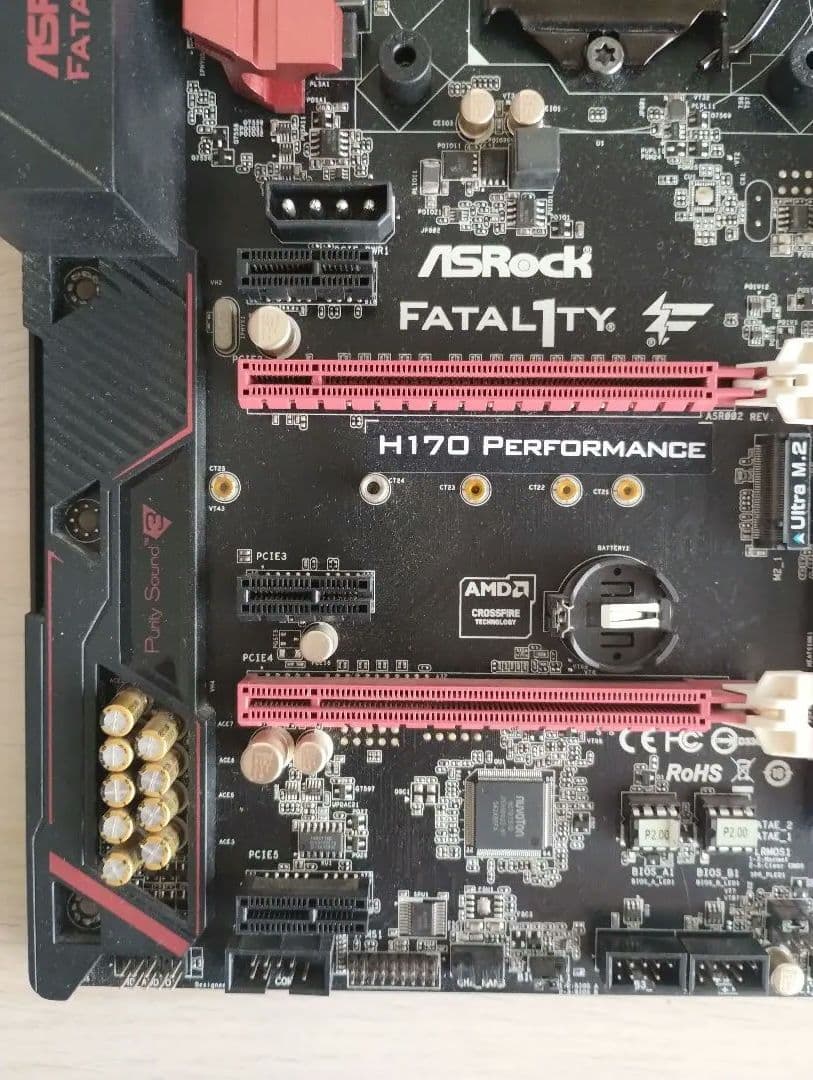 CPU： i7-6700K、MB：ASRock H170 PERFORMANCE