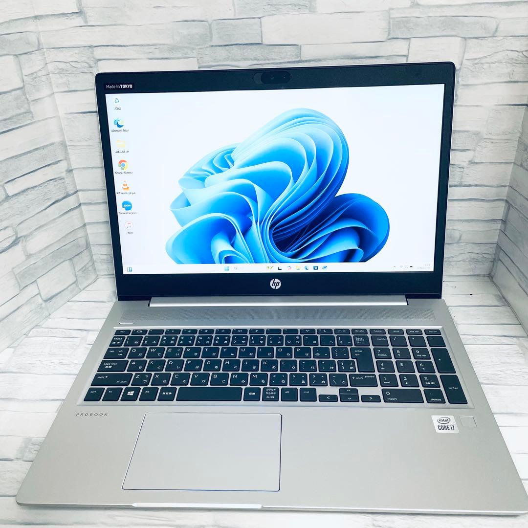 hp probook 450 G7 core i7 10世代　512／16gb