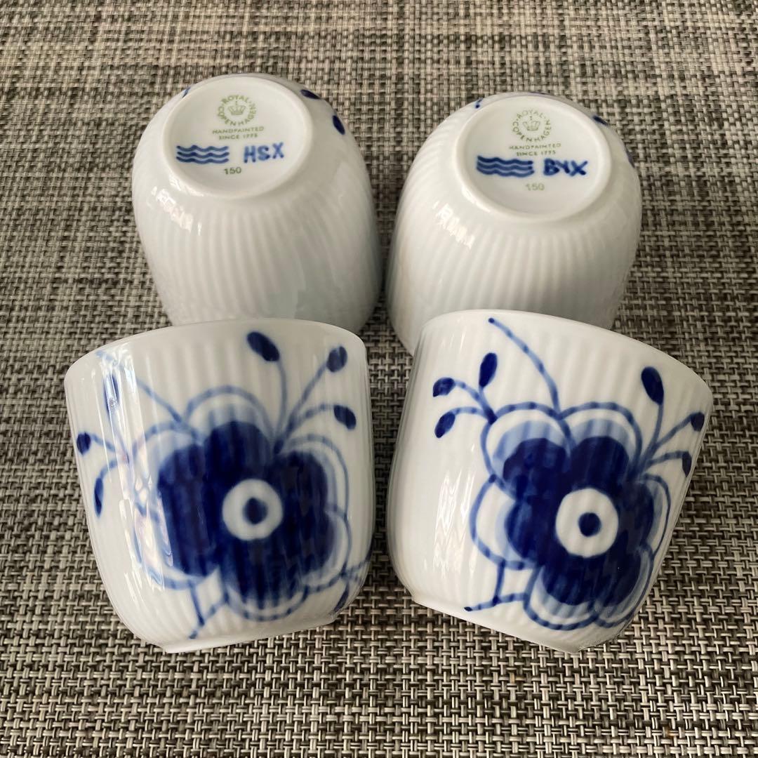 ⭐︎ロイヤルコペンハーゲン　メガ　キャンドルホルダー　フリーカップ　4個セット