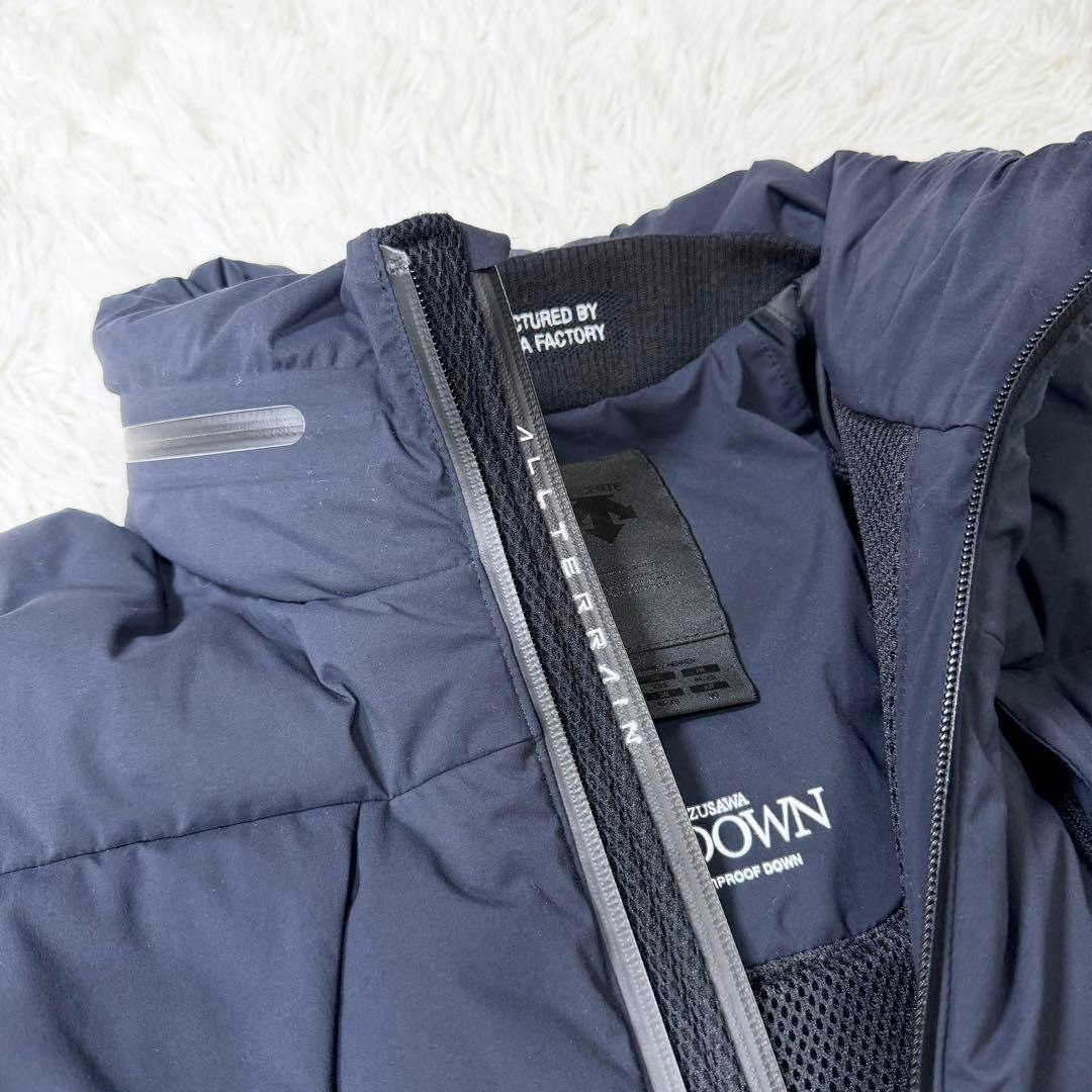 【美品】水沢ダウン　オルテライン　レジリエント　ジャケット　ネイビー　定価12万