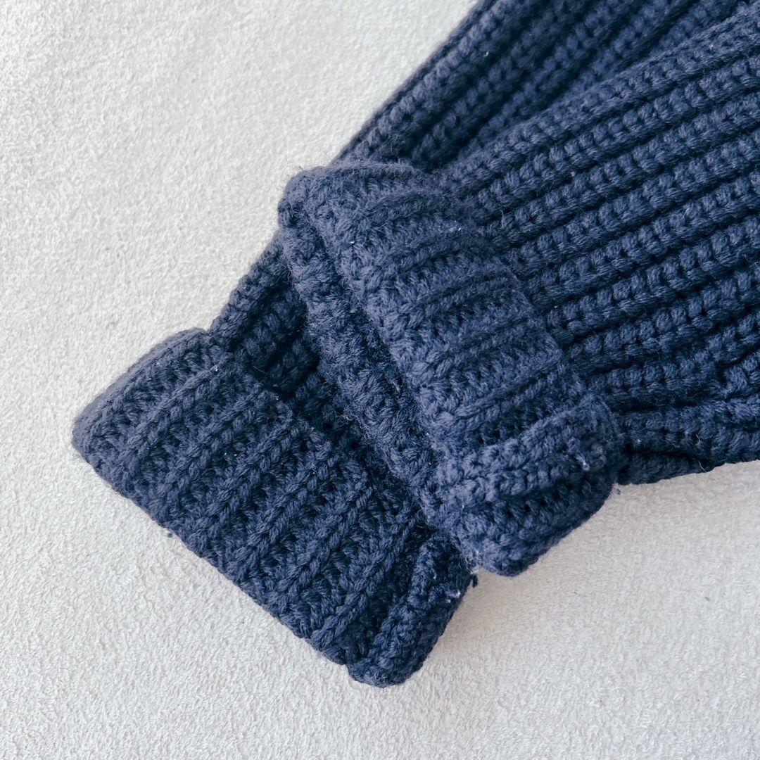 ポロバイラルフローレン ダッフルコート ローゲージニット 90's ネイビー