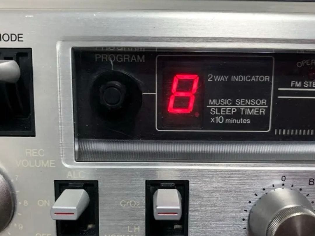 美品希少AIWAラジカセ CS-80 昭和レトロ ラジカセ 中古動作品