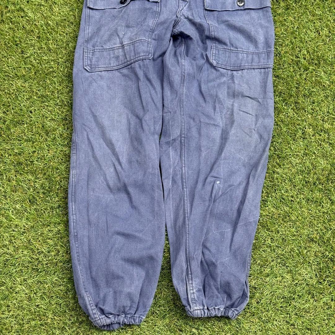 パンツ 1086 GDR VEB Vintage Work Bib Pants 48L