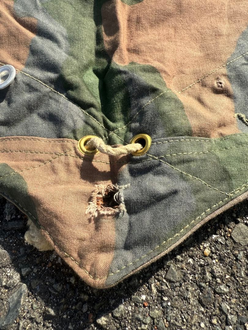 ノルウェー 軍幕 ２枚セット カモ柄 迷彩柄 軍放出品