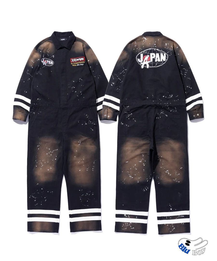 XLARGE×Blu Boy　コラボ　JUMPSUIT　ジャンプスーツ　ツナギ