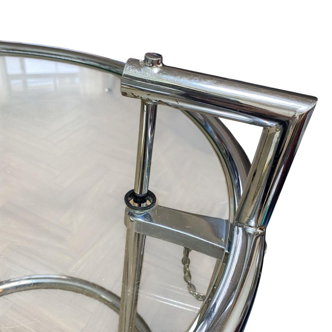 【良品】EileenGray アイリーングレイ リプロ品 アジャスタブルテーブル