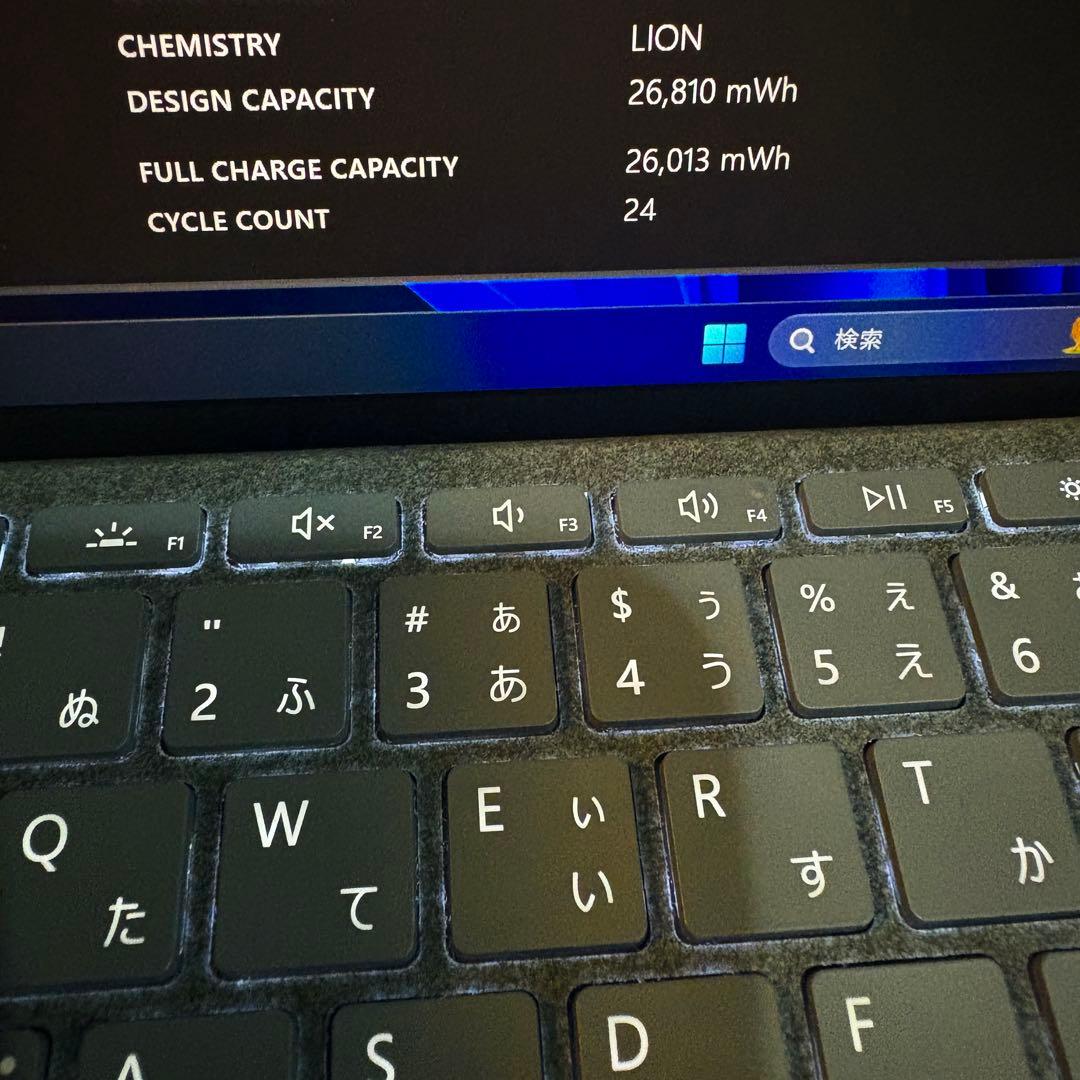 バッテリー新品同様！Surface Go3 キーボード付き オフィス