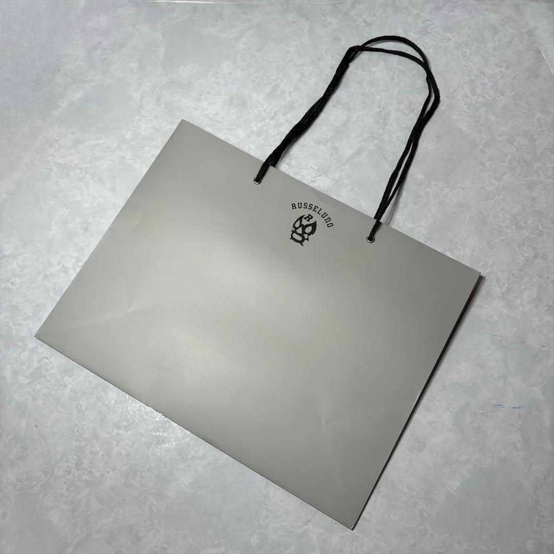 新品 ラッセルノ ゴルフ グラフィック ニット セーター アイボリー L 5