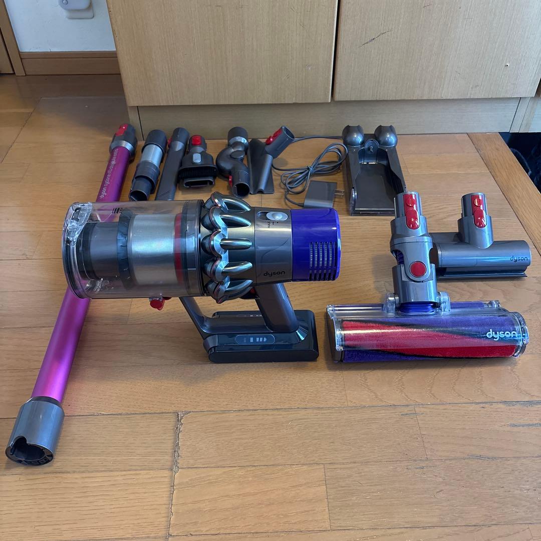 Dyson SV12分解清掃、バッテリー、エアフィルター、トリガーロック新品