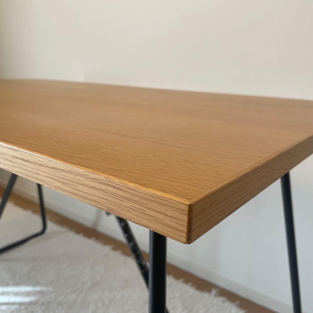 【無印良品】取説付き！状態良好　木製折りたたみテーブル W120cm