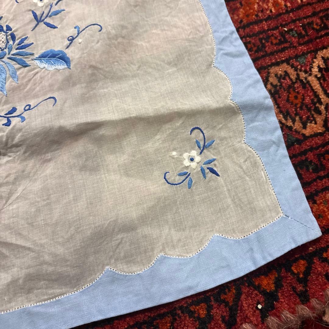 汕頭　スワトウ　オーガンジー　テーブルセンター