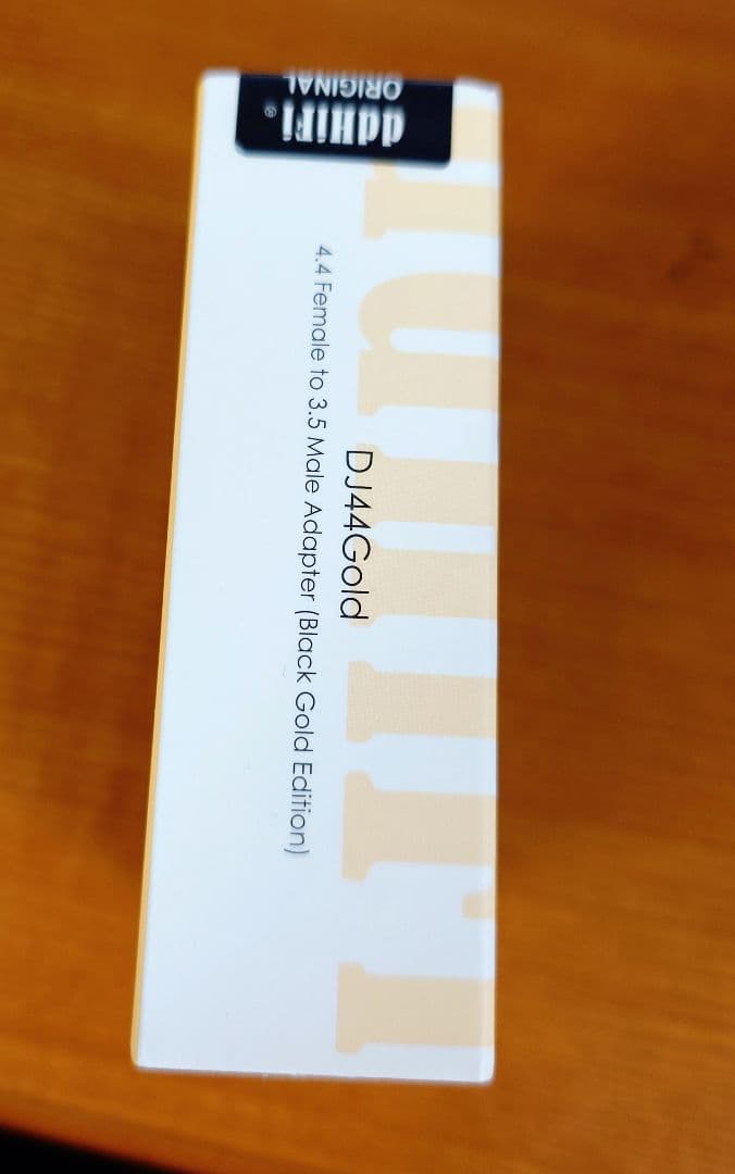 ddHiFiDJ44Gold正規品新品4.4mmジャック⇒3.5mm変換アダプタ