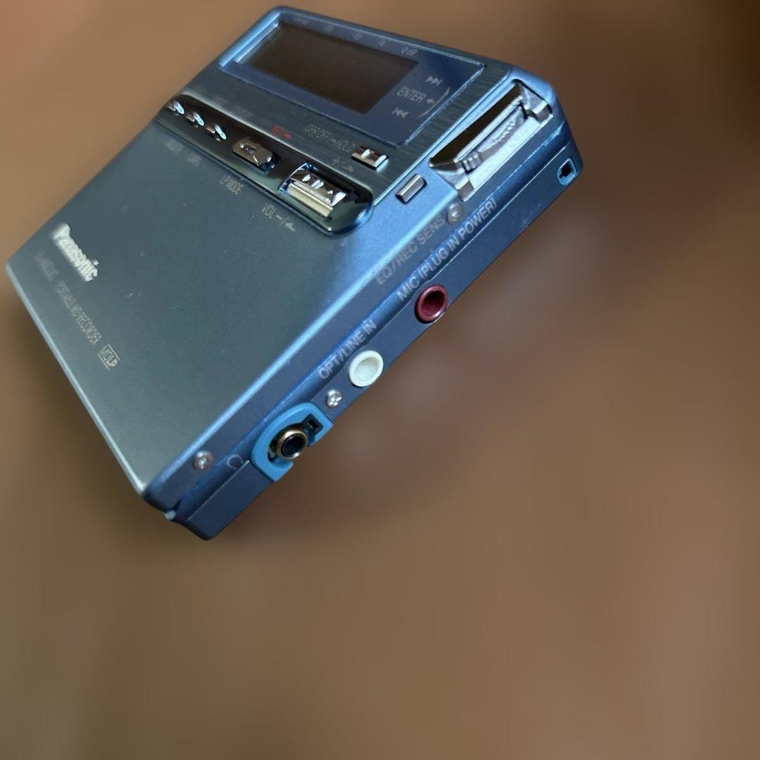 Panasonic SJ-MR240 ポータブルMDレコーダー2005年製　美品