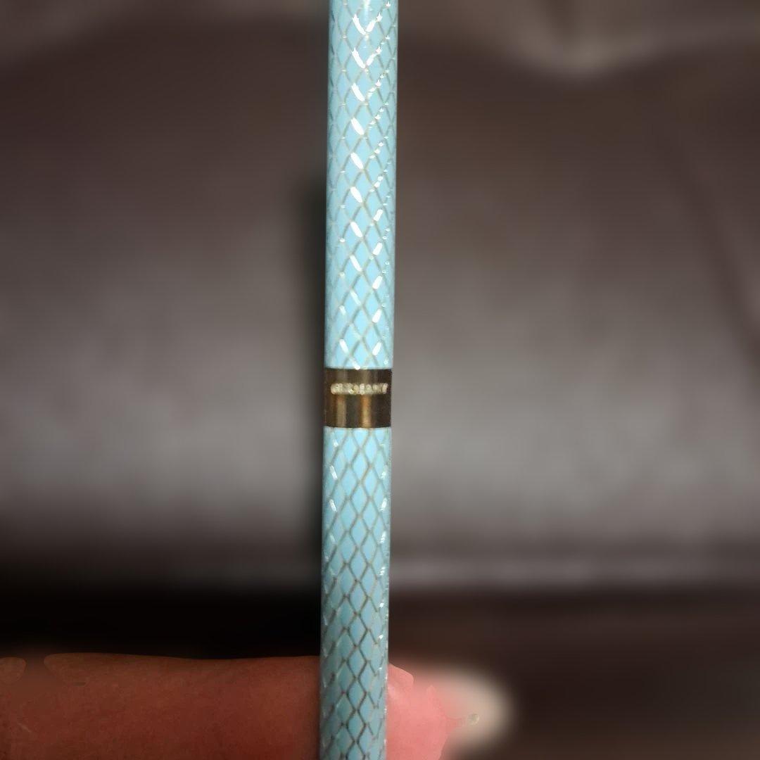 TIFFANY ティファニー ボールペン　ダイヤモンドテクスチャー ブルー❤