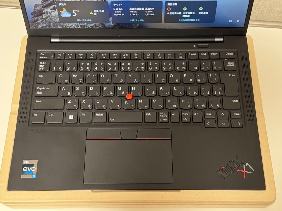 ThinkPad X1 Carbon Gen 10 ストレージ256GB