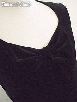 別珍フロントリボンジャンパースカート innocent world 【希少】