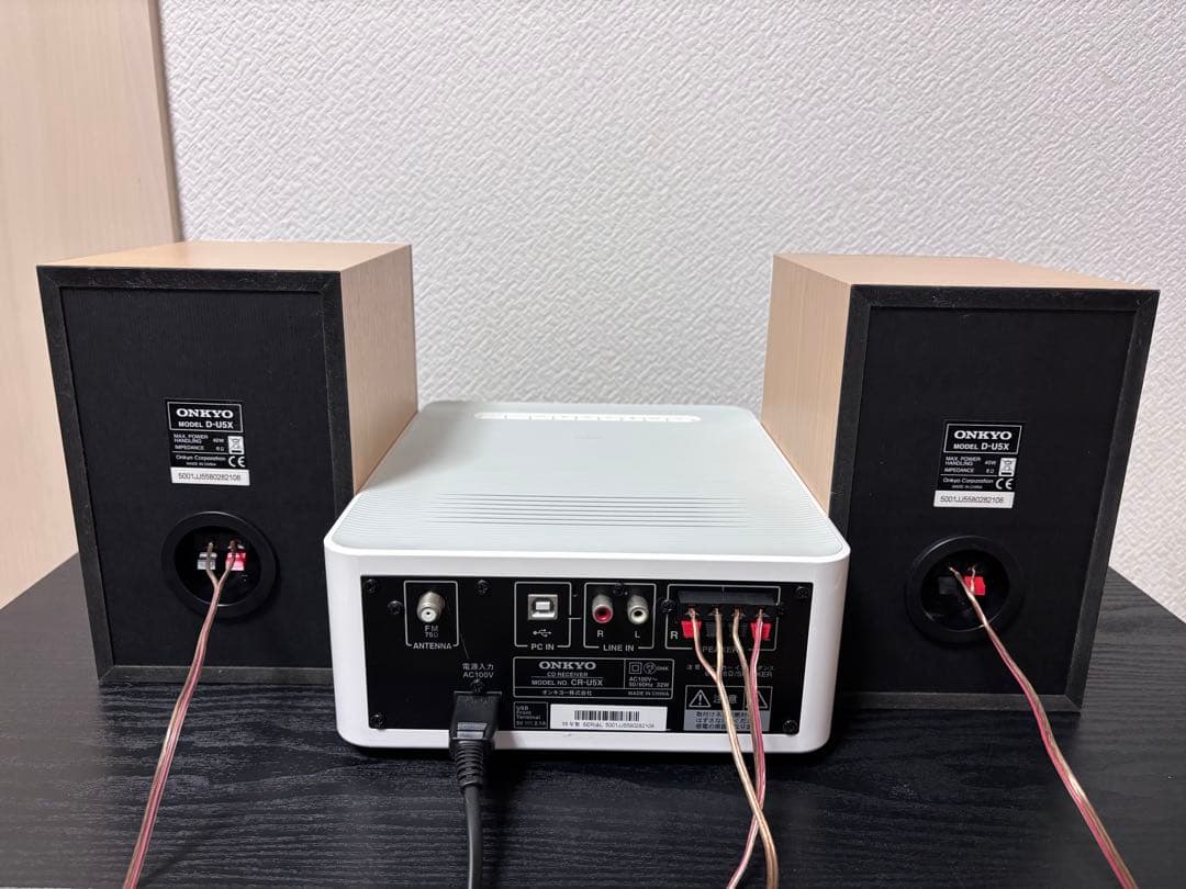 ONKYO CR-U5X CDコンポ Bluetooth対応 リモコン付き