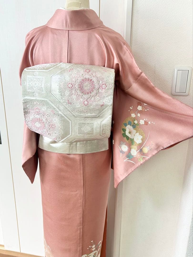 美品　正絹訪問着　フルセット4点　入学式　七五三　お宮参り　結婚式