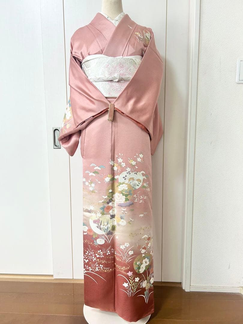 美品　正絹訪問着　フルセット4点　入学式　七五三　お宮参り　結婚式