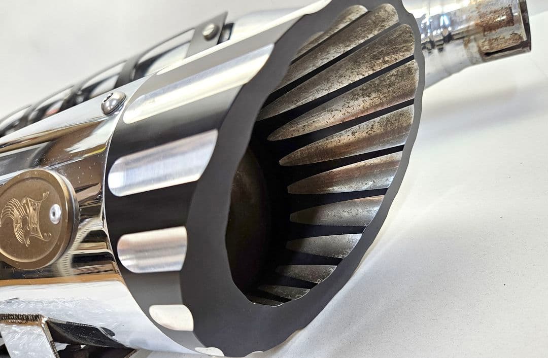 Ken's Factoryハーレー用バンキッシュ スリップオンマフラー6-101