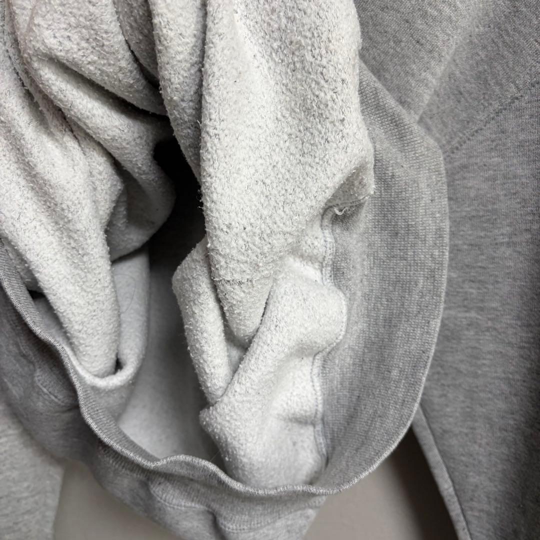 90s USA製 ラッセルアスレチック スウェット 無地 Vガゼット M グレー