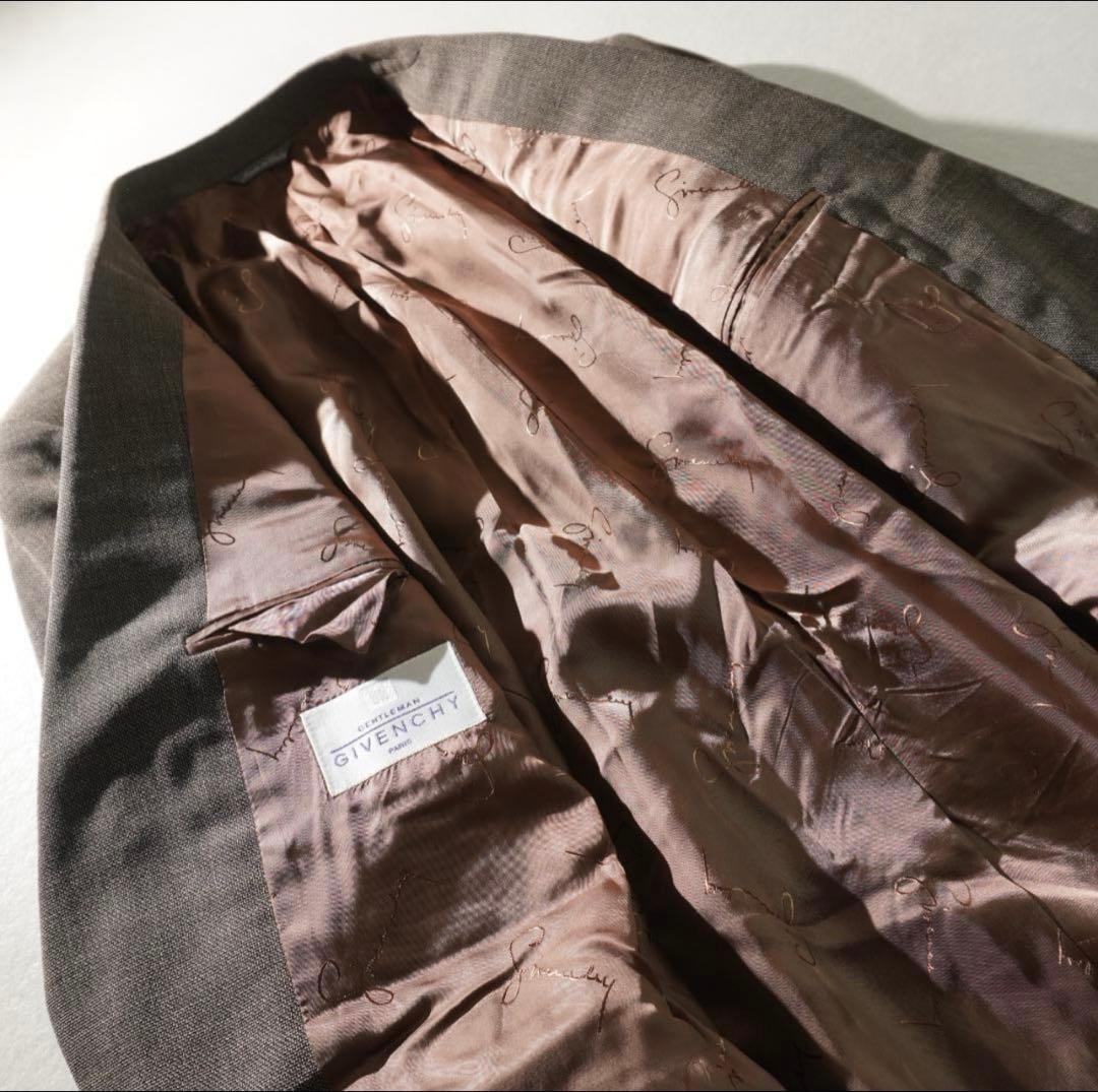 90s GIVENCHY ウールセットアップスーツ ブラウン