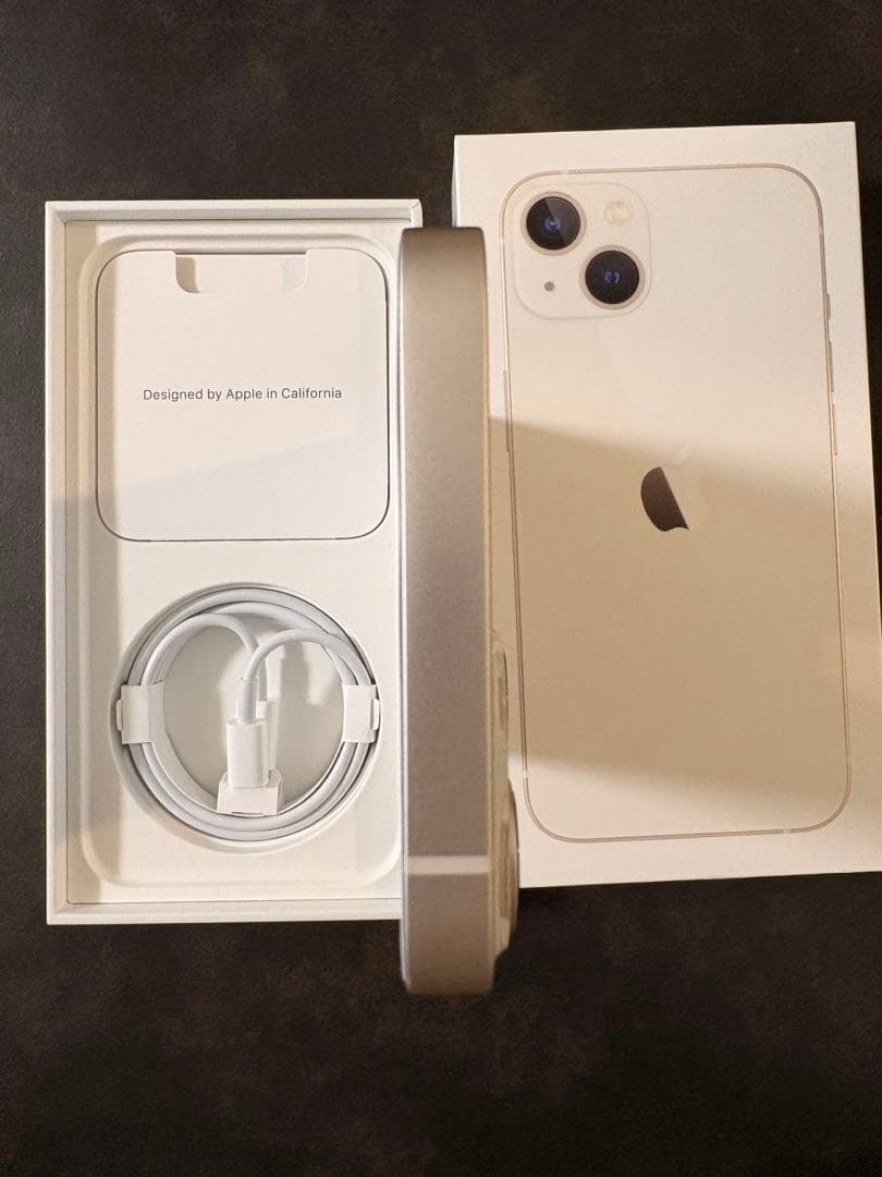 【箱、付属品付き】Apple iPhone 13 128GB スターライト