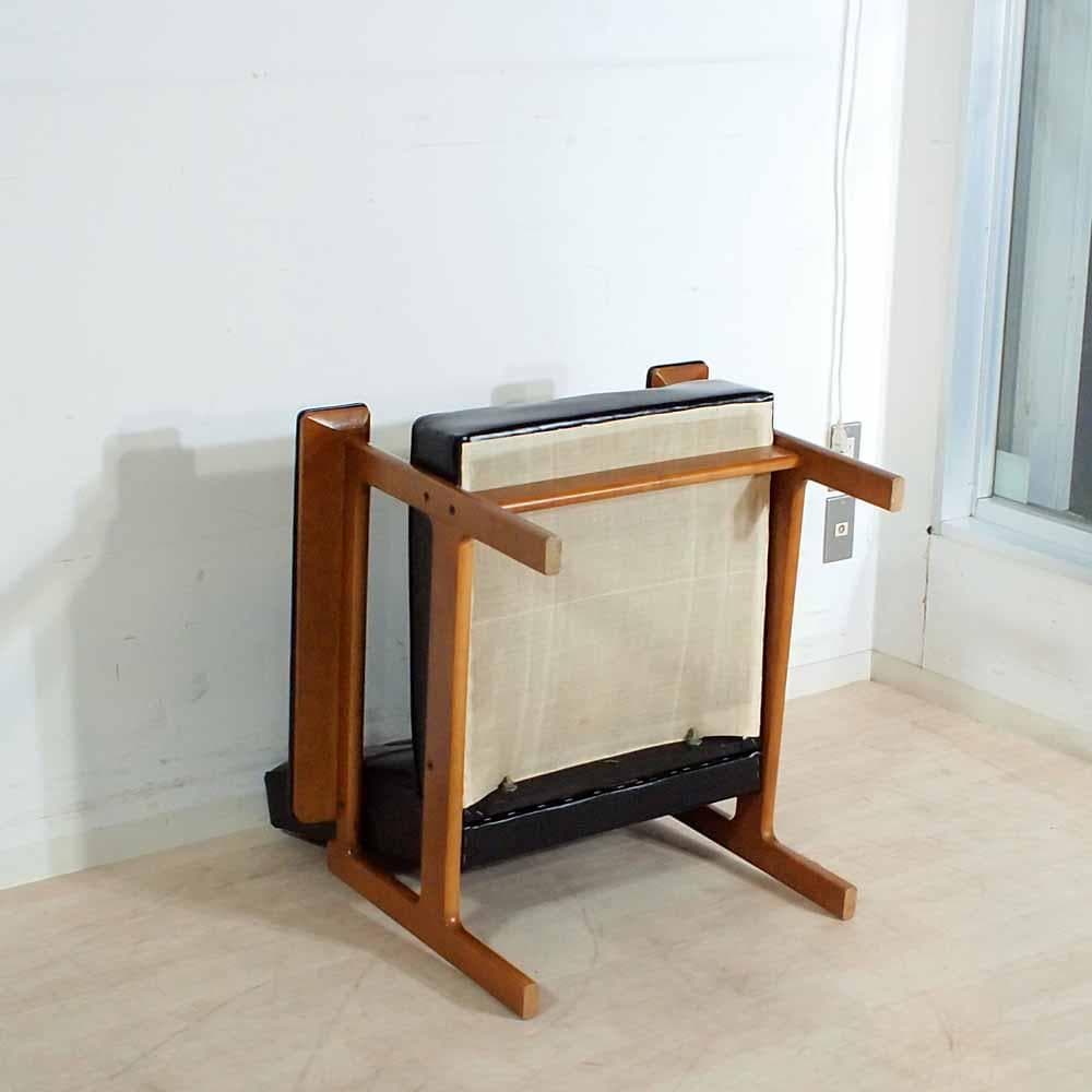 オールドカリモク シングルソファ B ワイドアーム Kチェア ZR24349