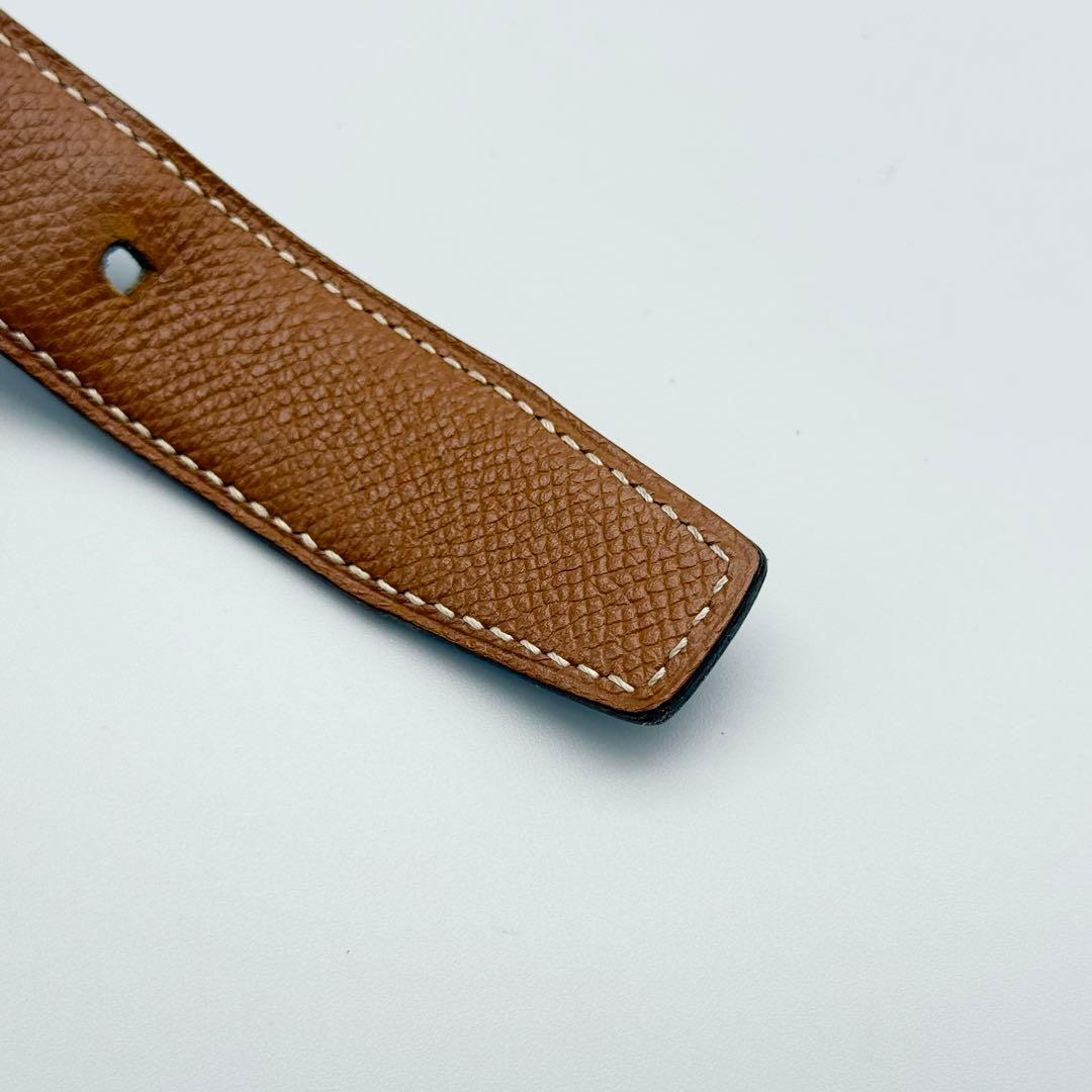 ✨美品✨HERMES ベルト アピ ゴールド金具 本革 サイズ85 □O刻印