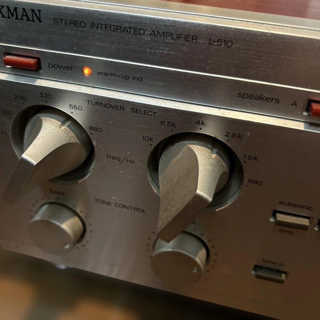 ラックスマンl-510プリメインアンプ　ジャンク