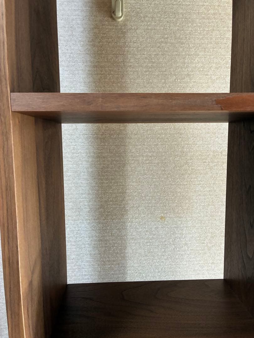 無印良品　スタッキングシェルフ　5段　ウォールナット