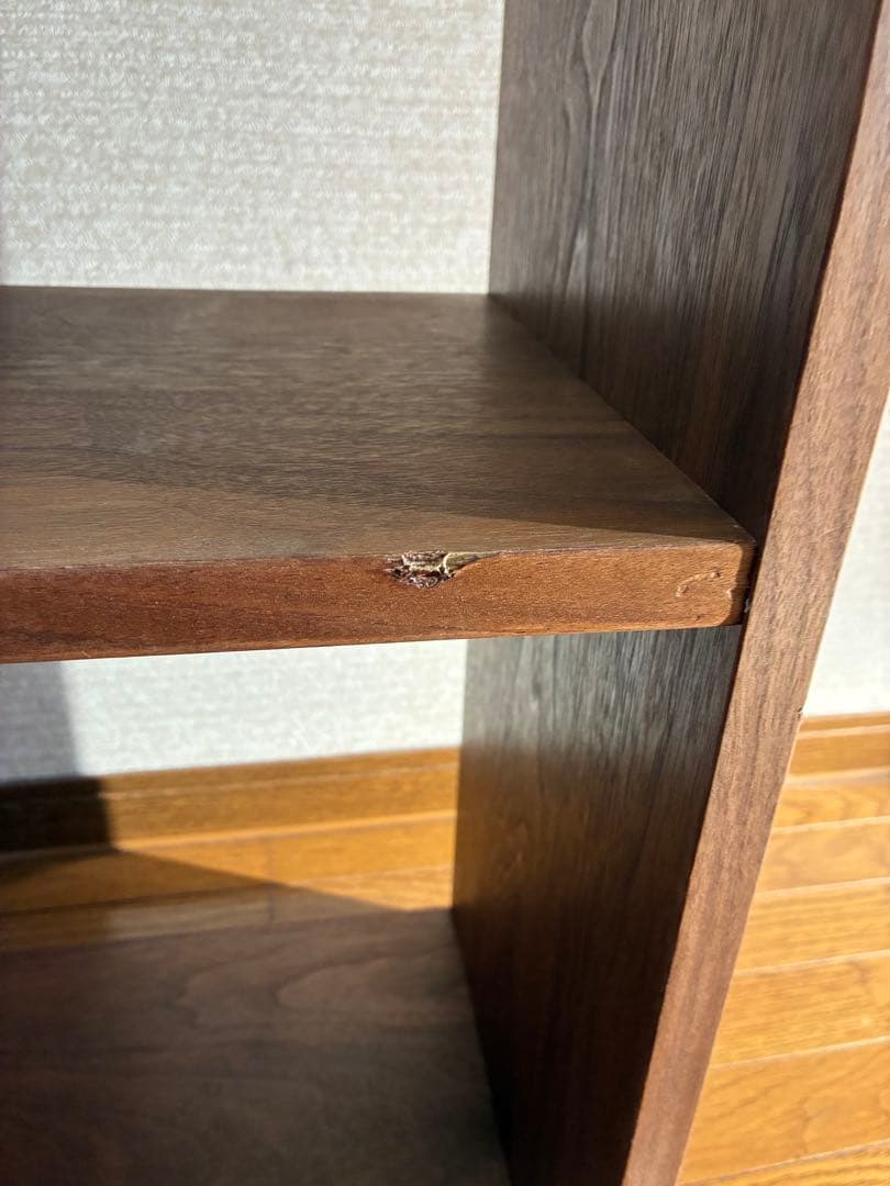 無印良品　スタッキングシェルフ　5段　ウォールナット