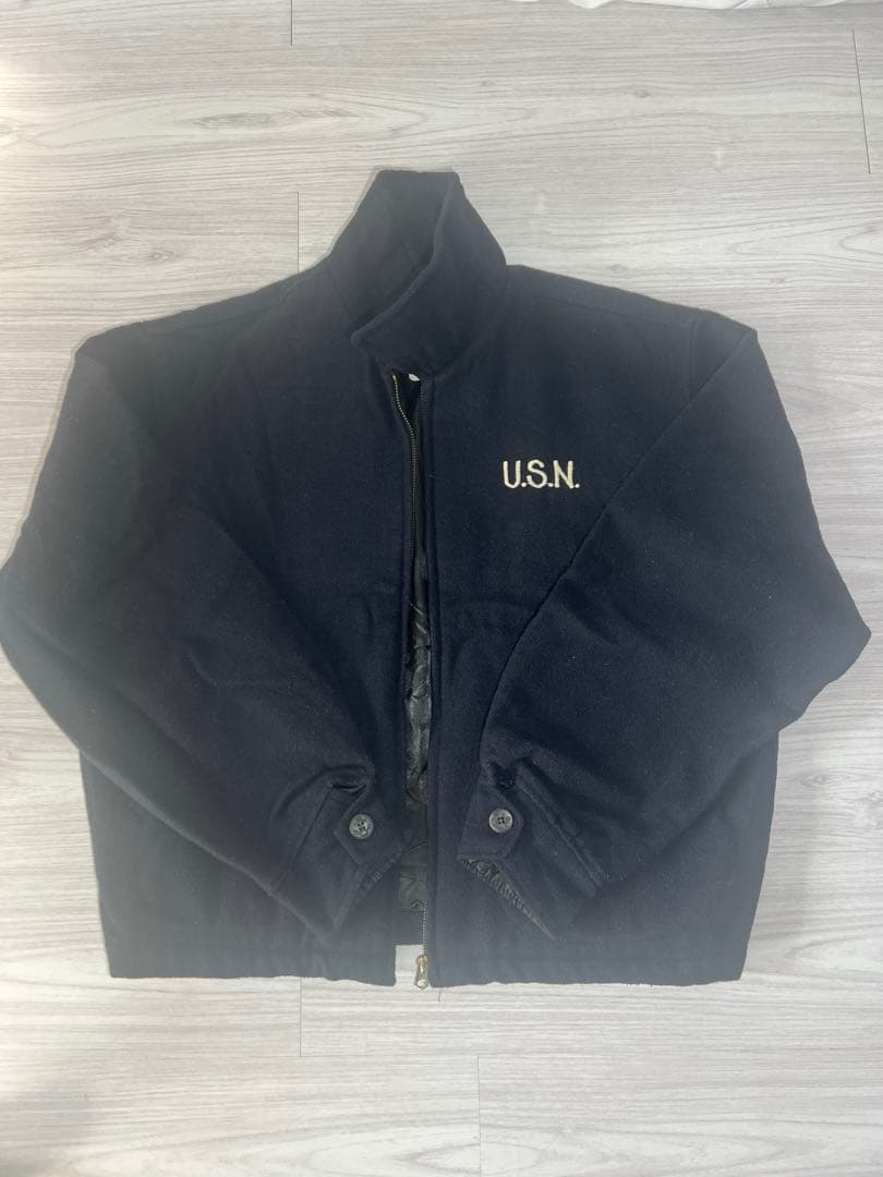 東洋エンタープライズ NAKATA バック 刺繍 ウールジャケット L