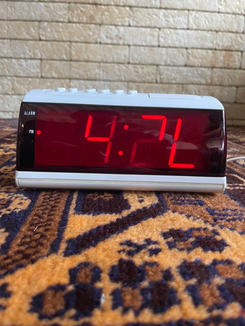 希少 美品 Hardcore LED BIG DIGITAL CLOCK EC