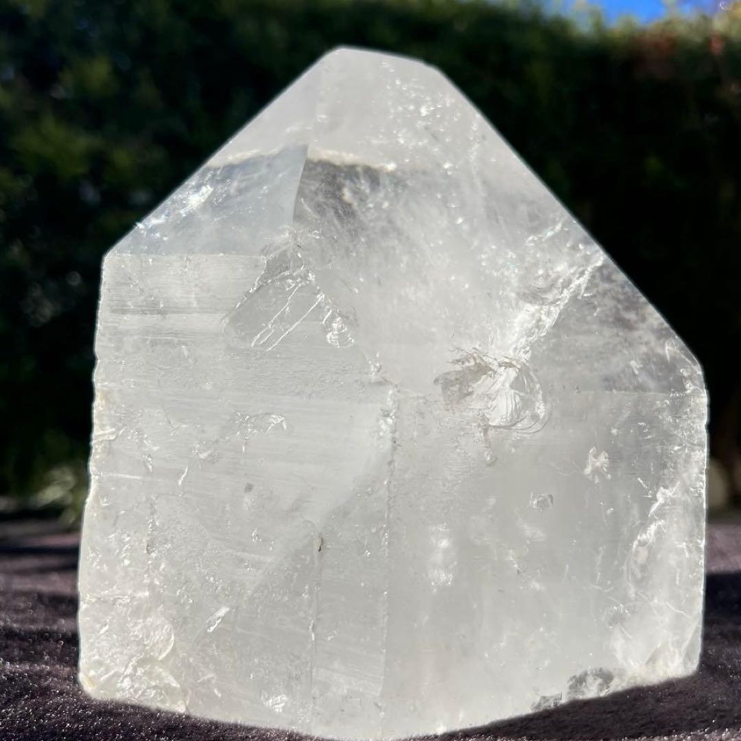 ✳️超破格‼️大迫力✨訳あり商品✨ハイクオリティ✨虹入り 水晶 六角柱 原石 天然石