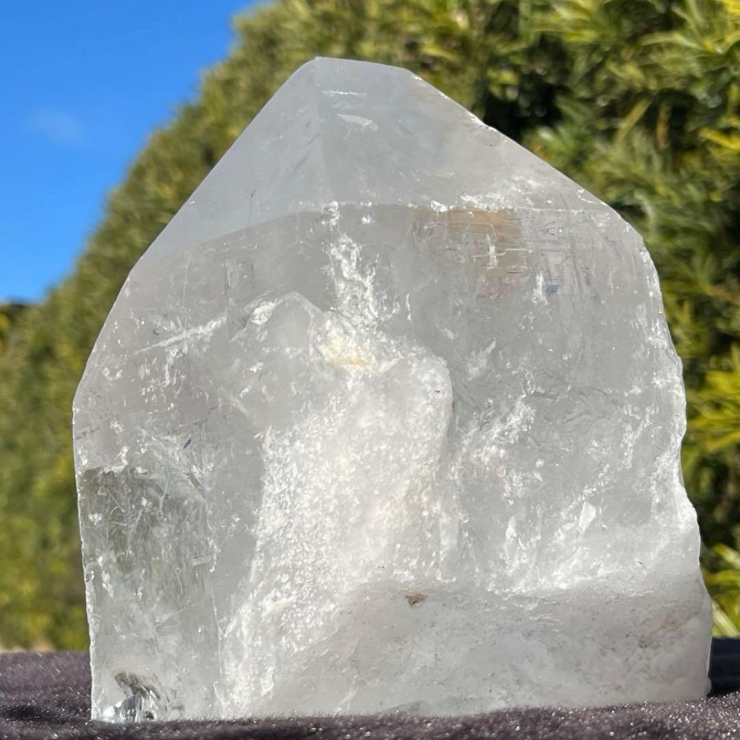 ✳️超破格‼️大迫力✨訳あり商品✨ハイクオリティ✨虹入り 水晶 六角柱 原石 天然石